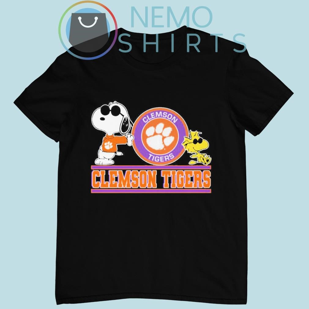 Snoopy and Woodstock Clemson Tigers - Adult & Kids T-Shirts, Sweatshirts & Hoodies apparel design preview 1