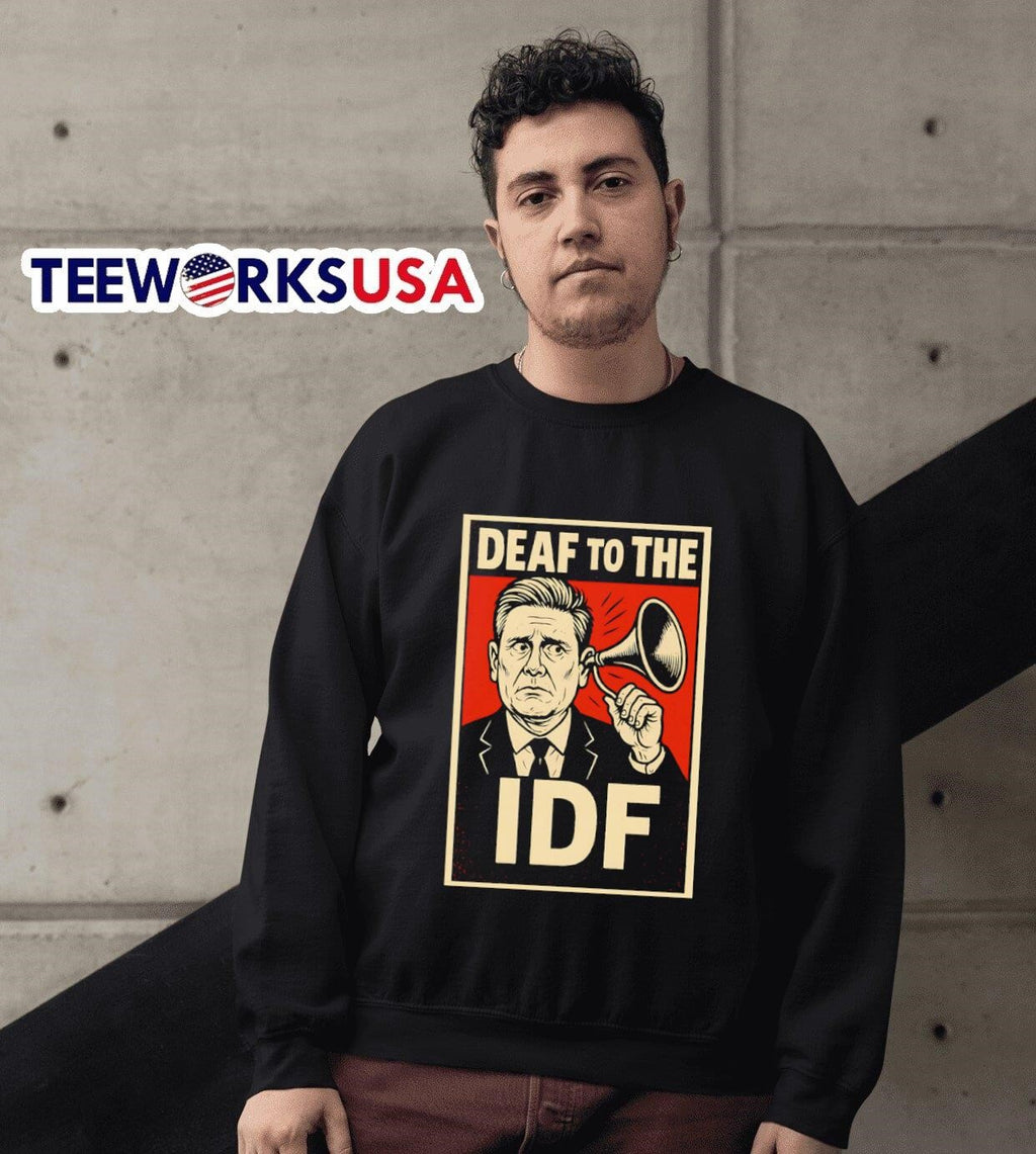 Deaf to the Idf - Adult & Kids T-Shirts, Sweatshirts & Hoodies apparel design preview 6