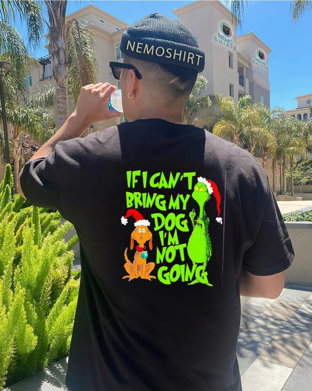 If I can't bring my dog I'm not going Grinch - Adult & Kids T-Shirts, Sweatshirts & Hoodies apparel design preview 4