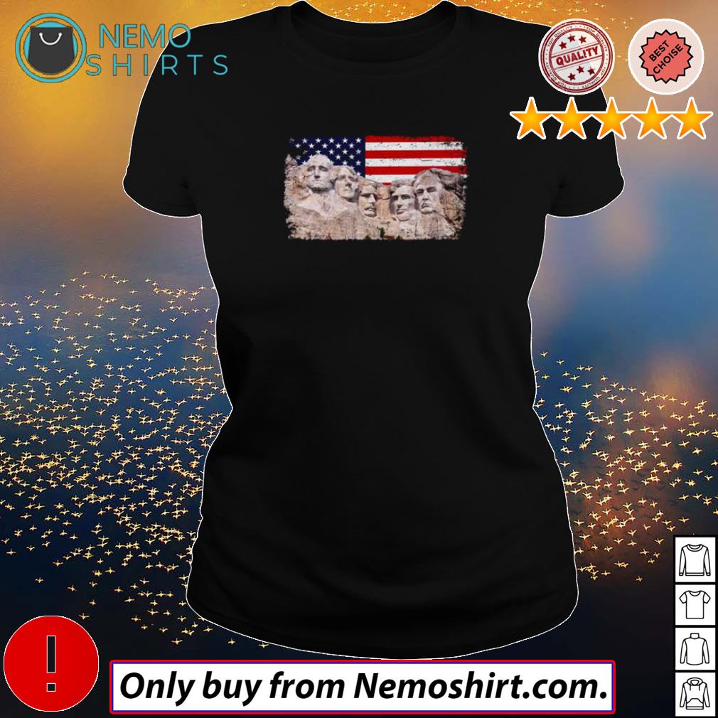 45th Added to Rushmore Mount America Flag - Adult & Kids T-Shirts, Sweatshirts & Hoodies apparel design preview 3