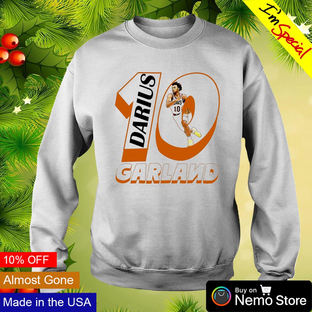 Darius Garland number 10 Cleveland Cavaliers - Adult & Kids T-Shirts, Sweatshirts & Hoodies apparel design preview 4