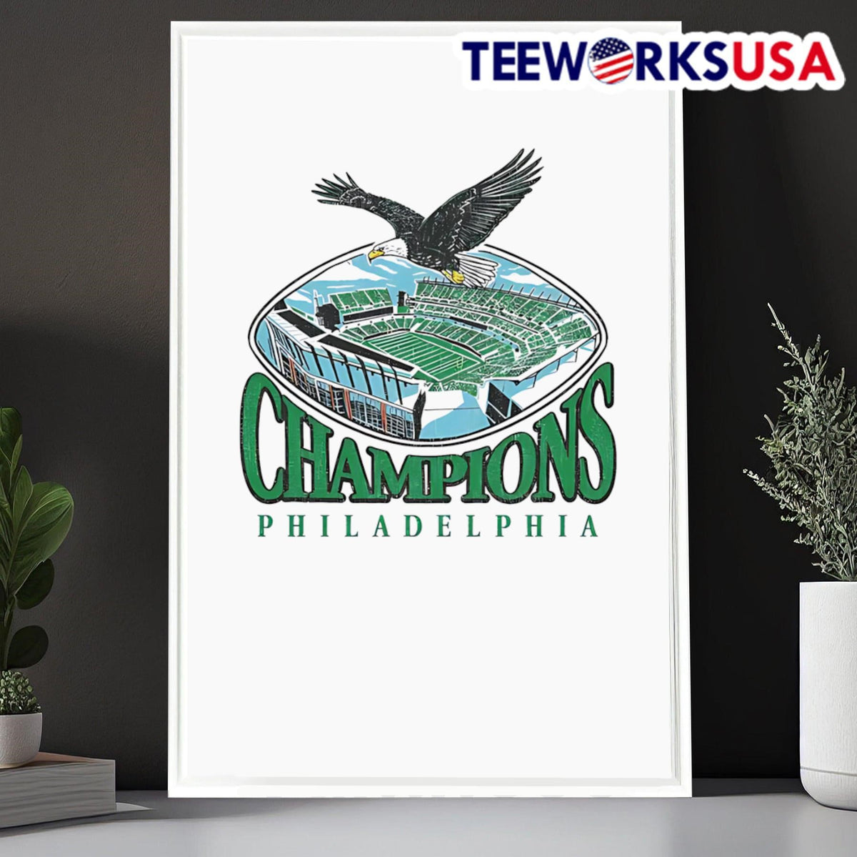 Philadelphia stadium Champions - Adult & Kids T-Shirts, Sweatshirts & Hoodies apparel design preview 6