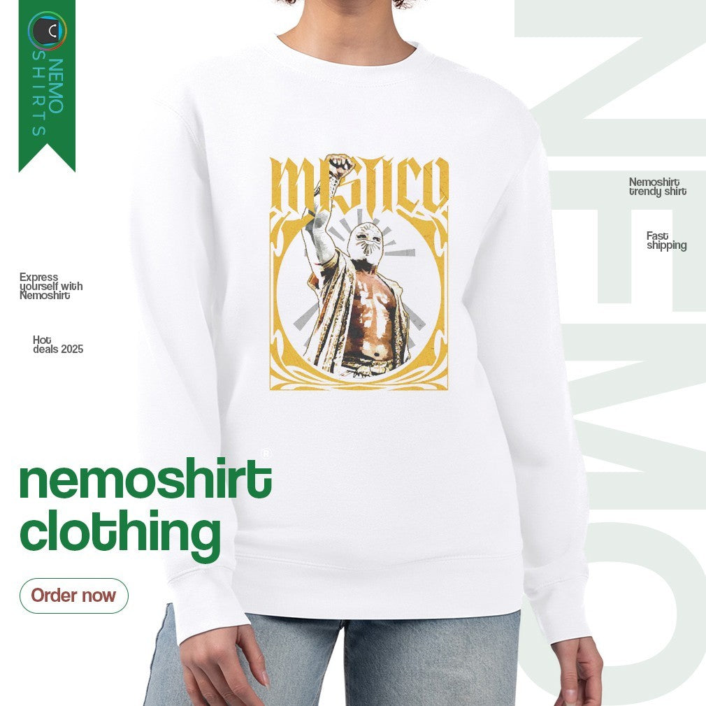 Místico lucha legend - Adult & Kids T-Shirts, Sweatshirts & Hoodies apparel design preview 4