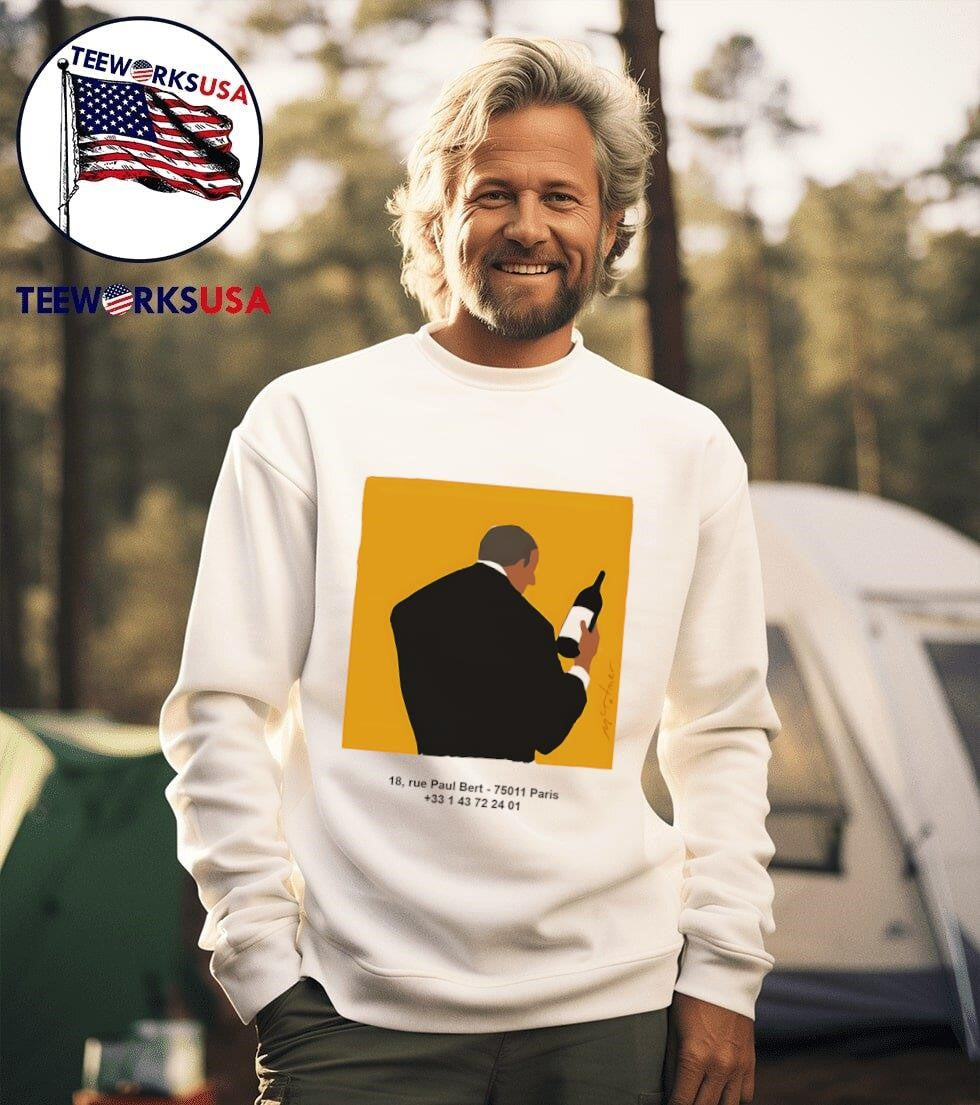 Bistrot Paul Bert x Michel Tolmer - Adult & Kids T-Shirts, Sweatshirts & Hoodies apparel design preview 3
