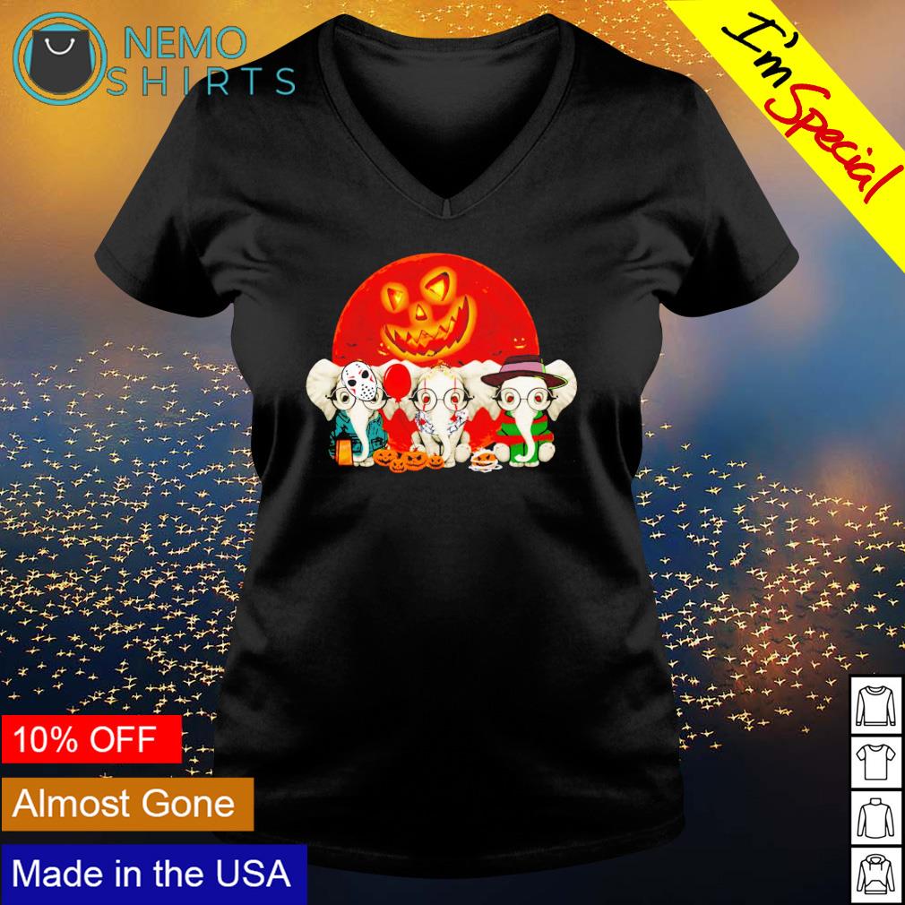 Elephant horror movies character Halloween - Adult & Kids T-Shirts, Sweatshirts & Hoodies apparel design preview 5