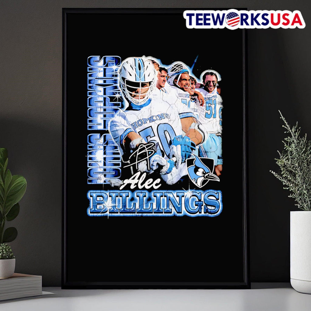 Alec Billings Johns Hopkins 90s graphic - Adult & Kids T-Shirts, Sweatshirts & Hoodies apparel design preview 5