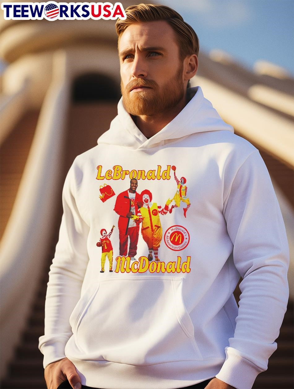 LeBronald McDonald all American games - Adult & Kids T-Shirts, Sweatshirts & Hoodies apparel design preview 2