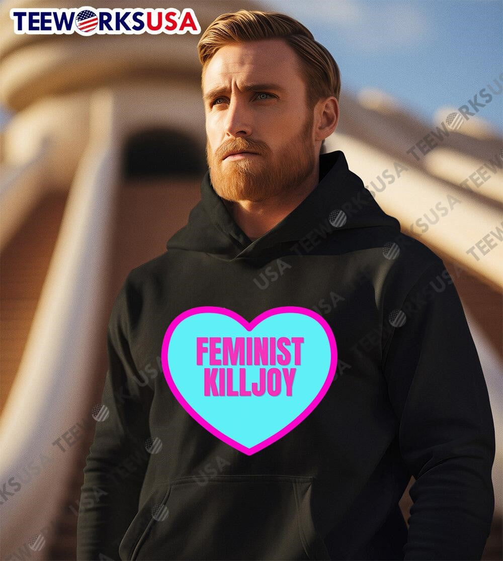Feminist Killjoy heart - Adult & Kids T-Shirts, Sweatshirts & Hoodies apparel design preview 3