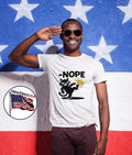Nope Cat Kicking Crown - Adult & Kids T-Shirts, Sweatshirts & Hoodies apparel design preview 1