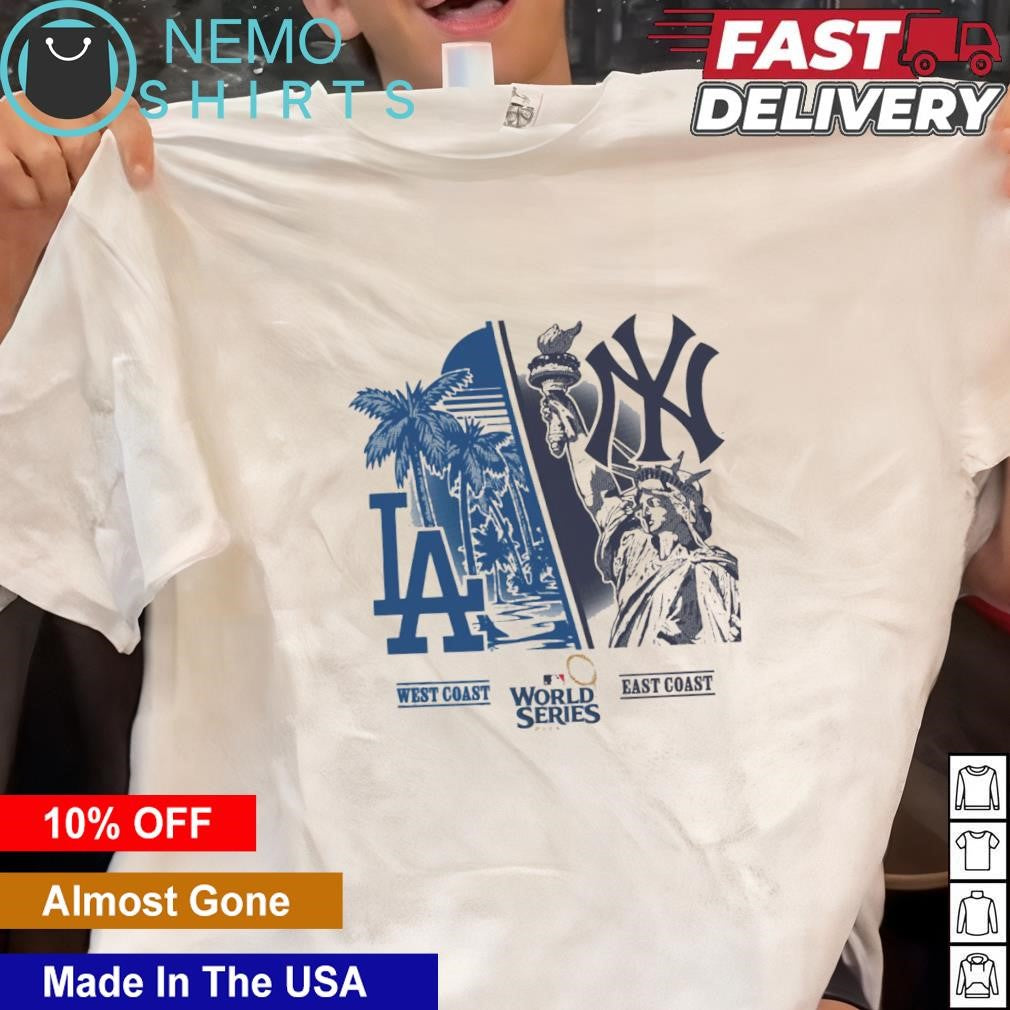 Los Angeles Dodgers vs New York Yankees 2024 World - Adult & Kids T-Shirts, Sweatshirts & Hoodies apparel design preview 1