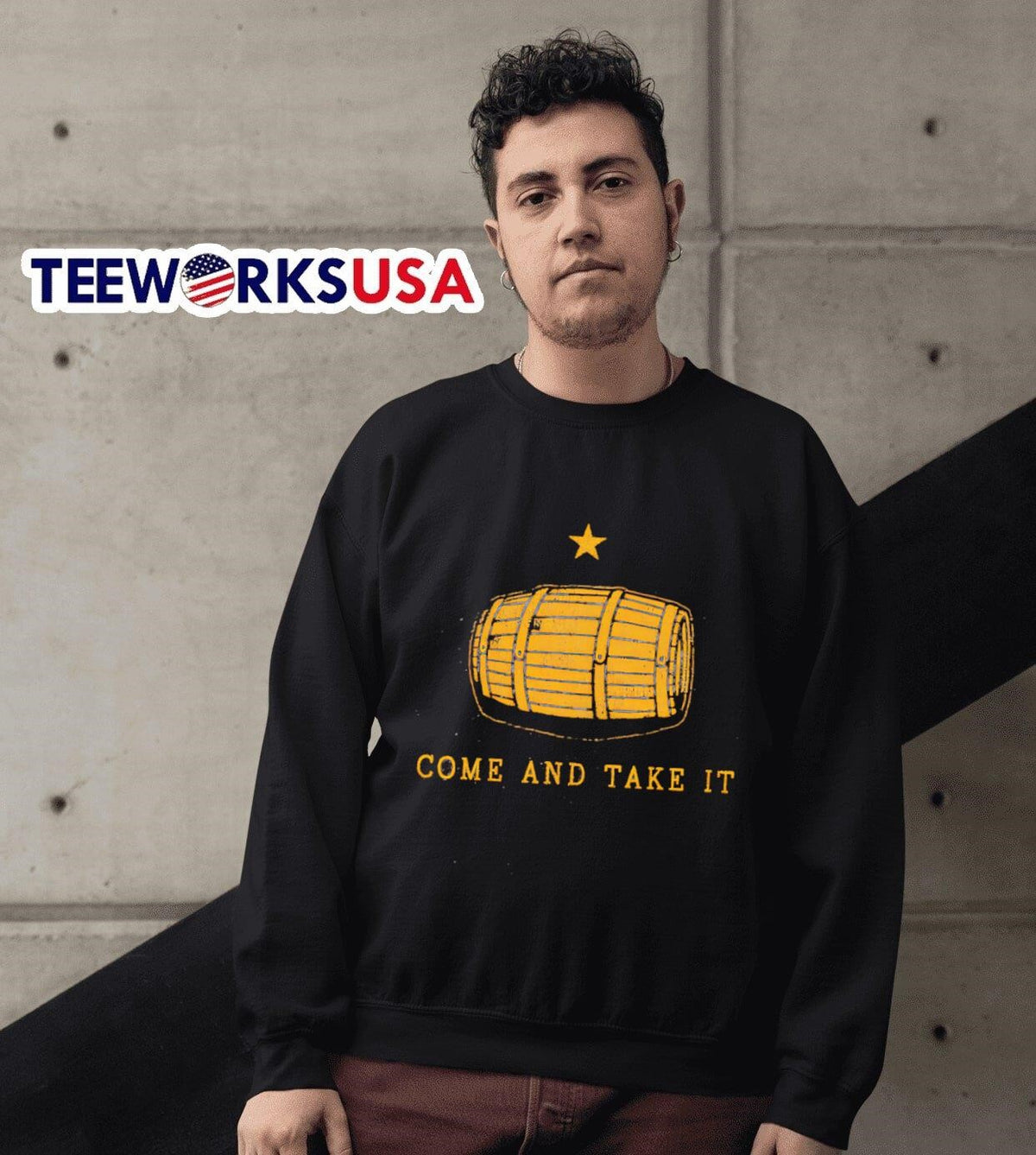 Come and take it barrel - Adult & Kids T-Shirts, Sweatshirts & Hoodies apparel design preview 6
