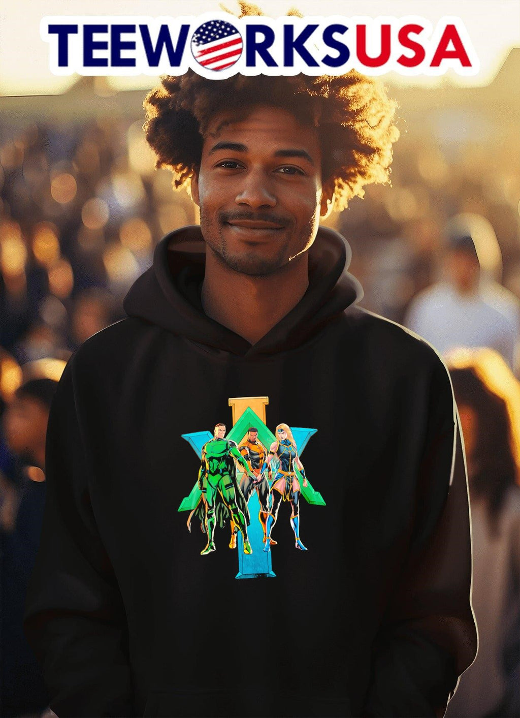 The rippaverse trinity - Adult & Kids T-Shirts, Sweatshirts & Hoodies apparel design preview 2