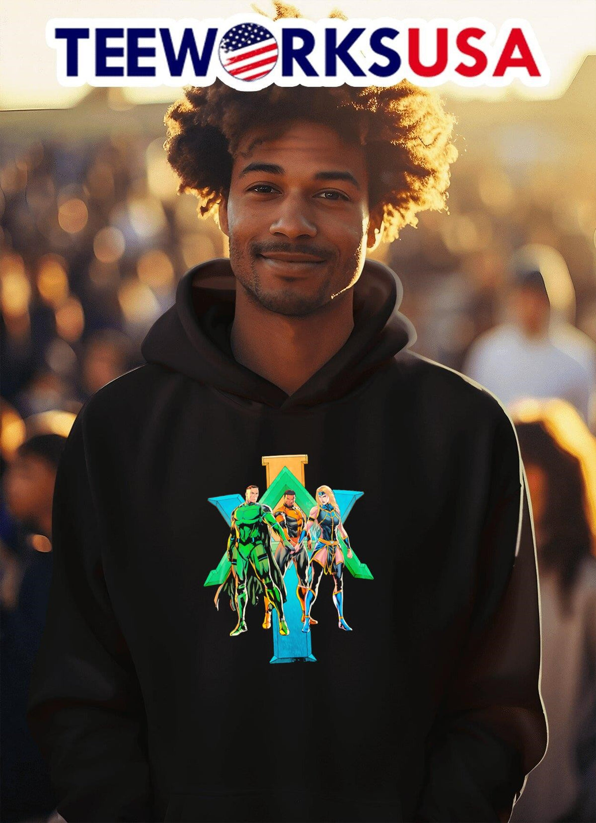 The rippaverse trinity - Adult & Kids T-Shirts, Sweatshirts & Hoodies apparel design preview 2