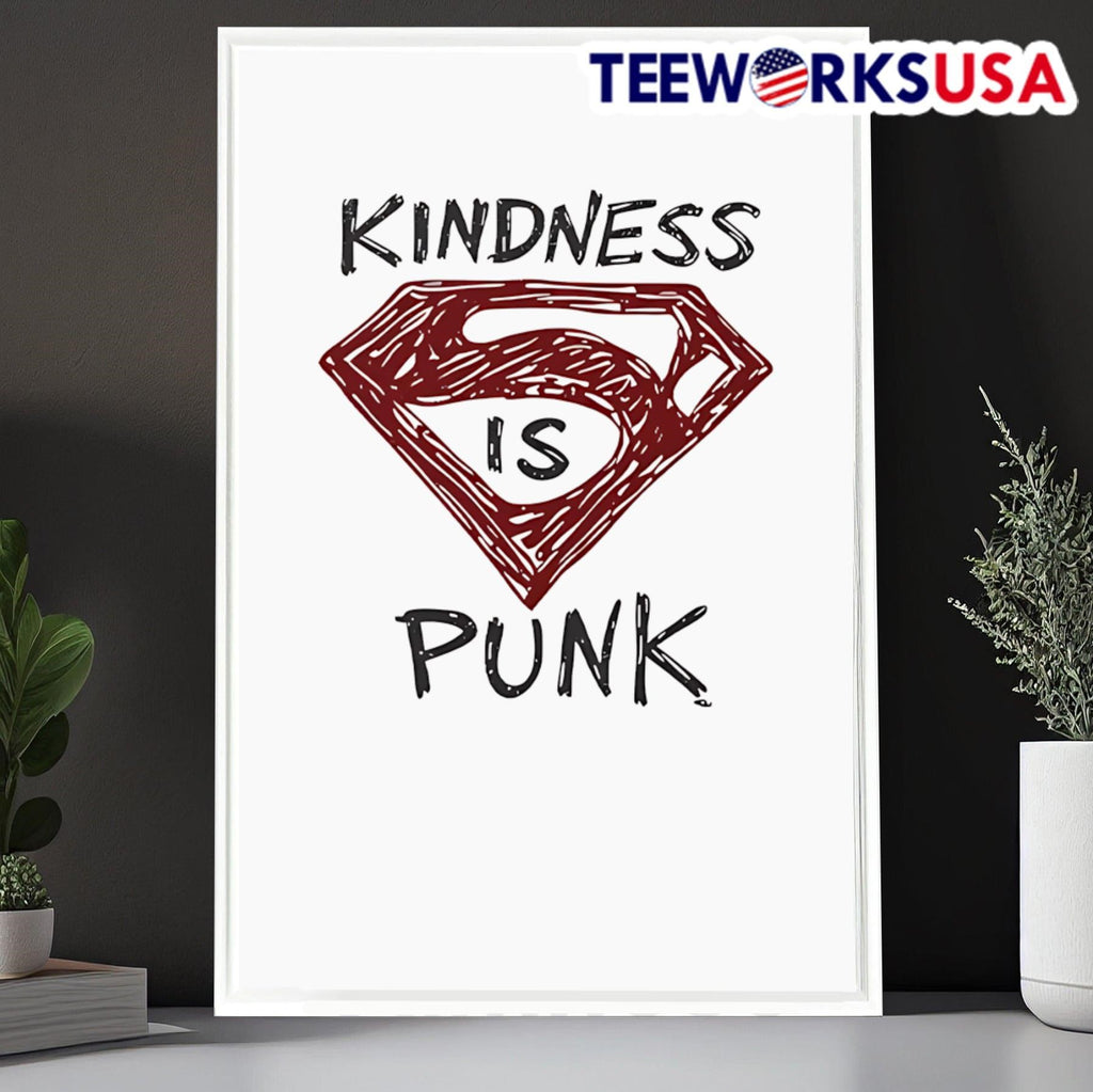 Kindness is punk Superman - Adult & Kids T-Shirts, Sweatshirts & Hoodies apparel design preview 6
