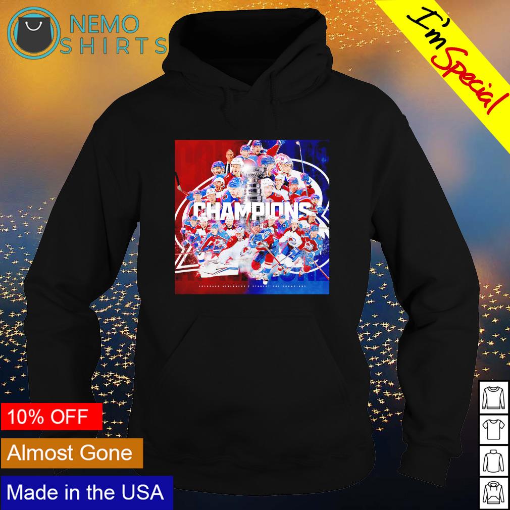 Colorado Avalanche Stanley cup champions - Adult & Kids T-Shirts, Sweatshirts & Hoodies apparel design preview 2