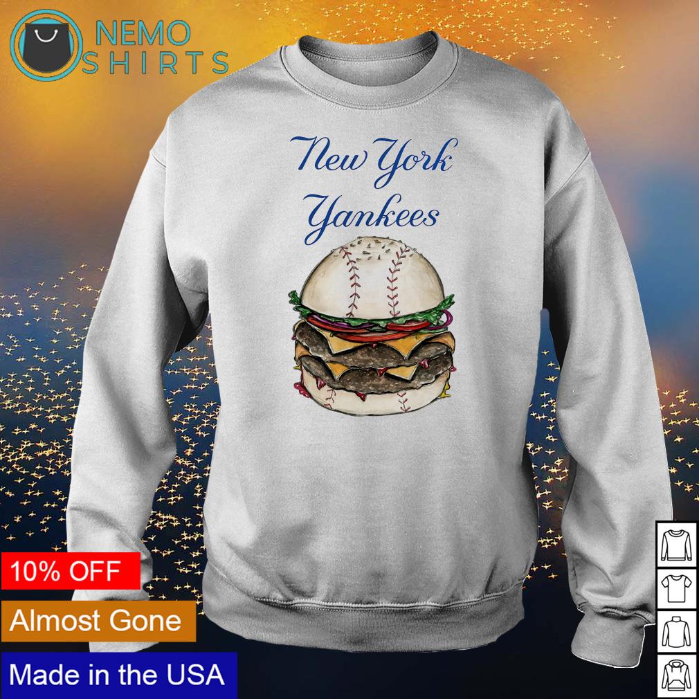 New York Yankees Burger baseball - Adult & Kids T-Shirts, Sweatshirts & Hoodies apparel design preview 4