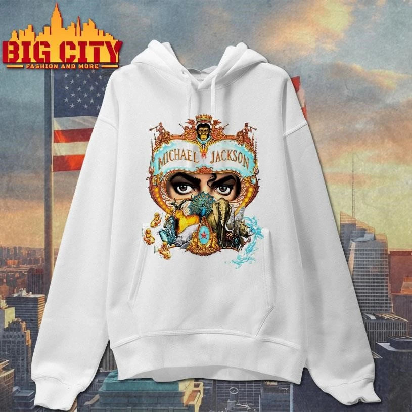 Michael Movie JAAFAR JACKSON 1992 Dangerous World - Adult & Kids T-Shirts, Sweatshirts & Hoodies apparel design preview 2