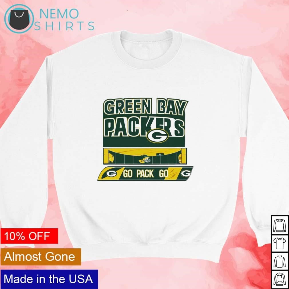 Green Bay Packers go pack - Adult & Kids T-Shirts, Sweatshirts & Hoodies apparel design preview 3
