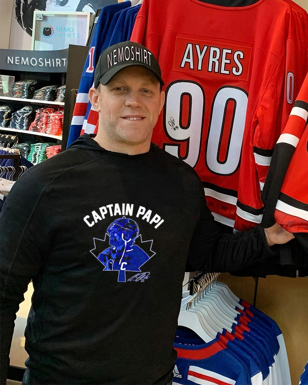 Captain Papi Auston Matthews signature - Adult & Kids T-Shirts, Sweatshirts & Hoodies apparel design preview 2
