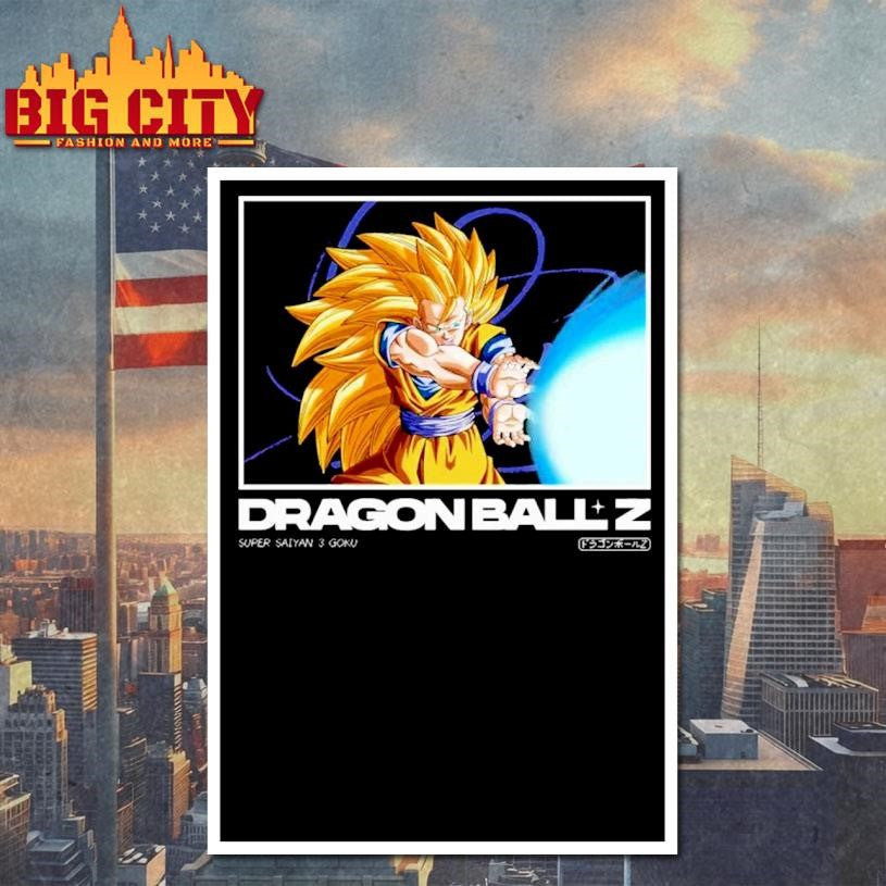 Dragon Ball Z Super Saiyan 3 Goku Profile - Adult & Kids T-Shirts, Sweatshirts & Hoodies apparel design preview 4