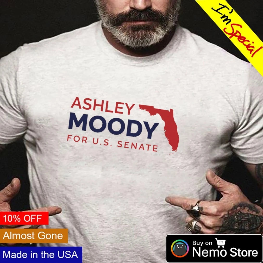 Ashley Moody For US Senate Political Campaign 2026 - Adult & Kids T-Shirts, Sweatshirts & Hoodies apparel design preview 3