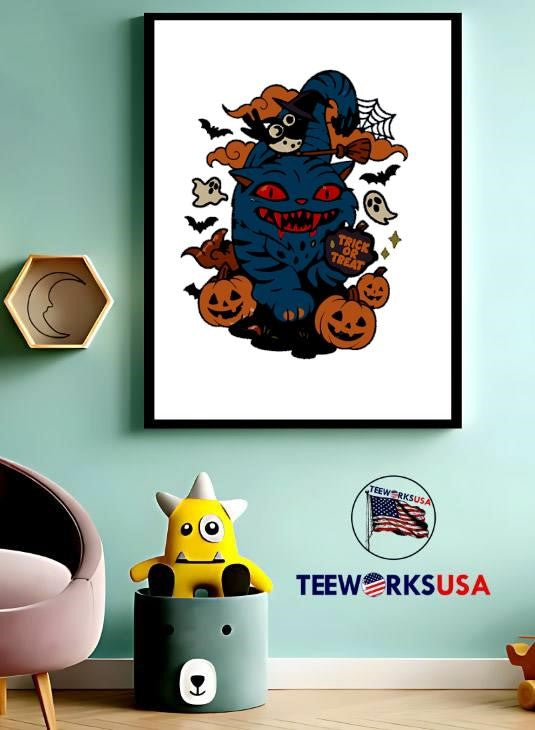 Derpy Tiger Halloween Funny Kpop Demon Hunters - Adult & Kids T-Shirts, Sweatshirts & Hoodies apparel design preview 3
