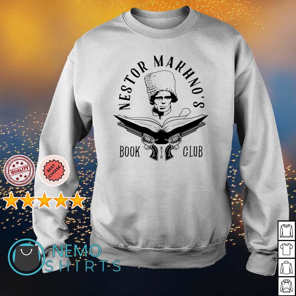 Nestor Makhno's book club - Adult & Kids T-Shirts, Sweatshirts & Hoodies apparel design preview 4