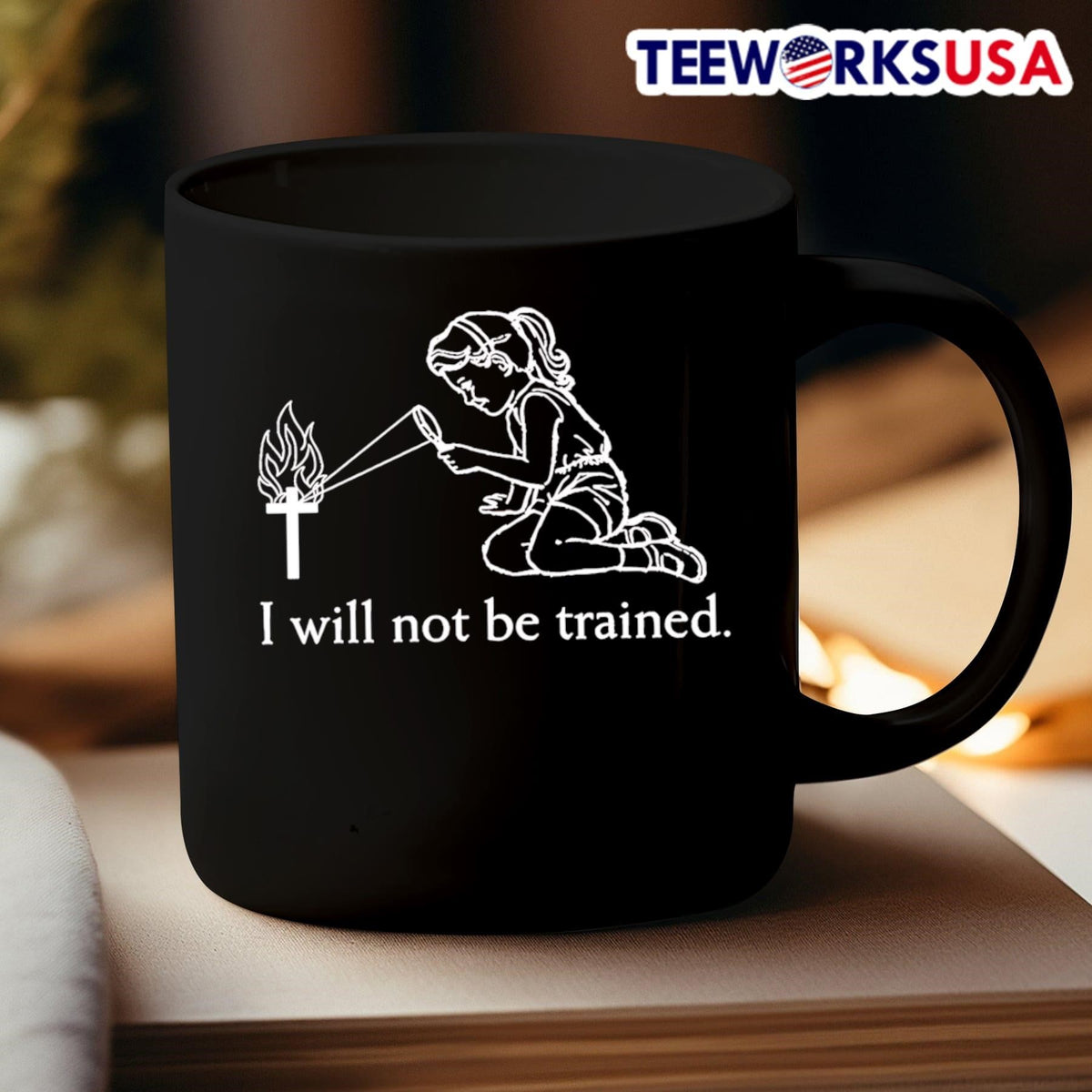 I will not be trained - Adult & Kids T-Shirts, Sweatshirts & Hoodies apparel design preview 3