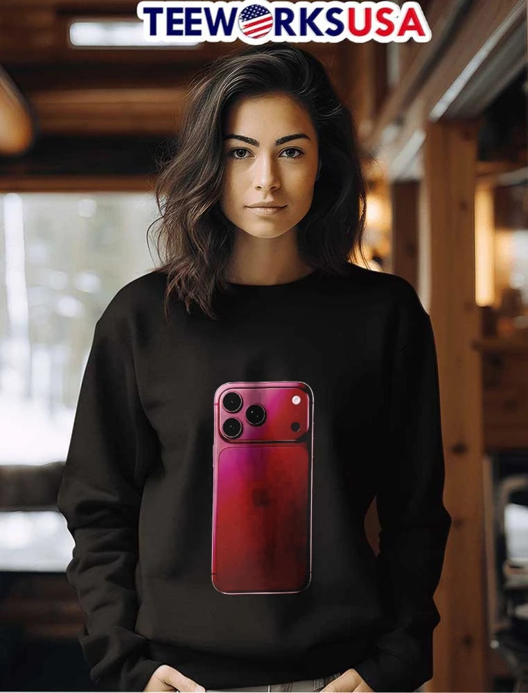 Apple Deep Burgundy Concept Smartphone Rear Camera - Adult & Kids T-Shirts, Sweatshirts & Hoodies apparel design preview 7