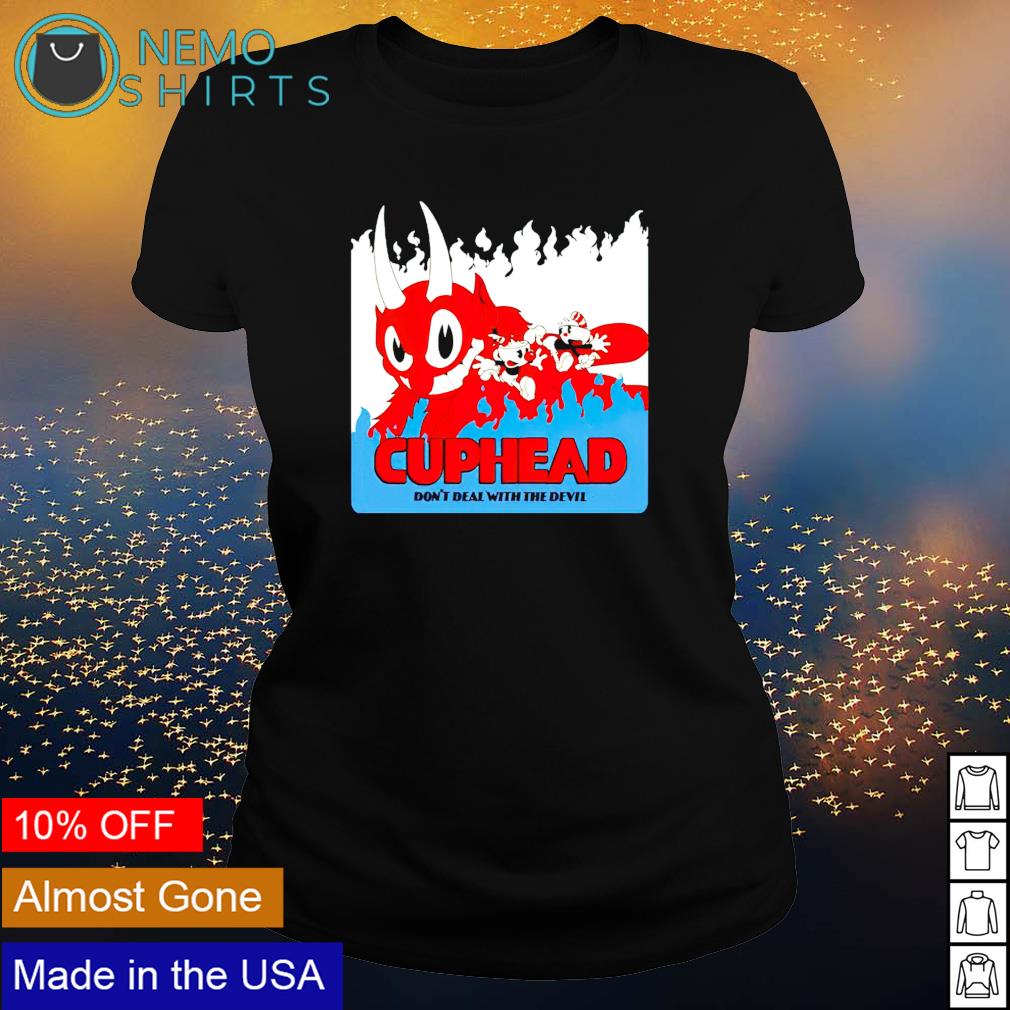 Cuphead don't deal with the devil - Adult & Kids T-Shirts, Sweatshirts & Hoodies apparel design preview 3