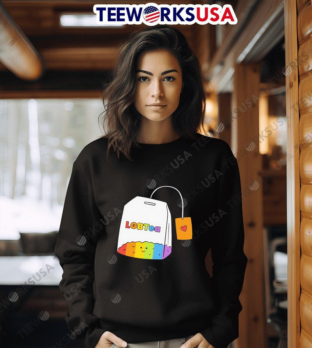 LGBTea pun funny pride Equal Rights - Adult & Kids T-Shirts, Sweatshirts & Hoodies apparel design preview 6