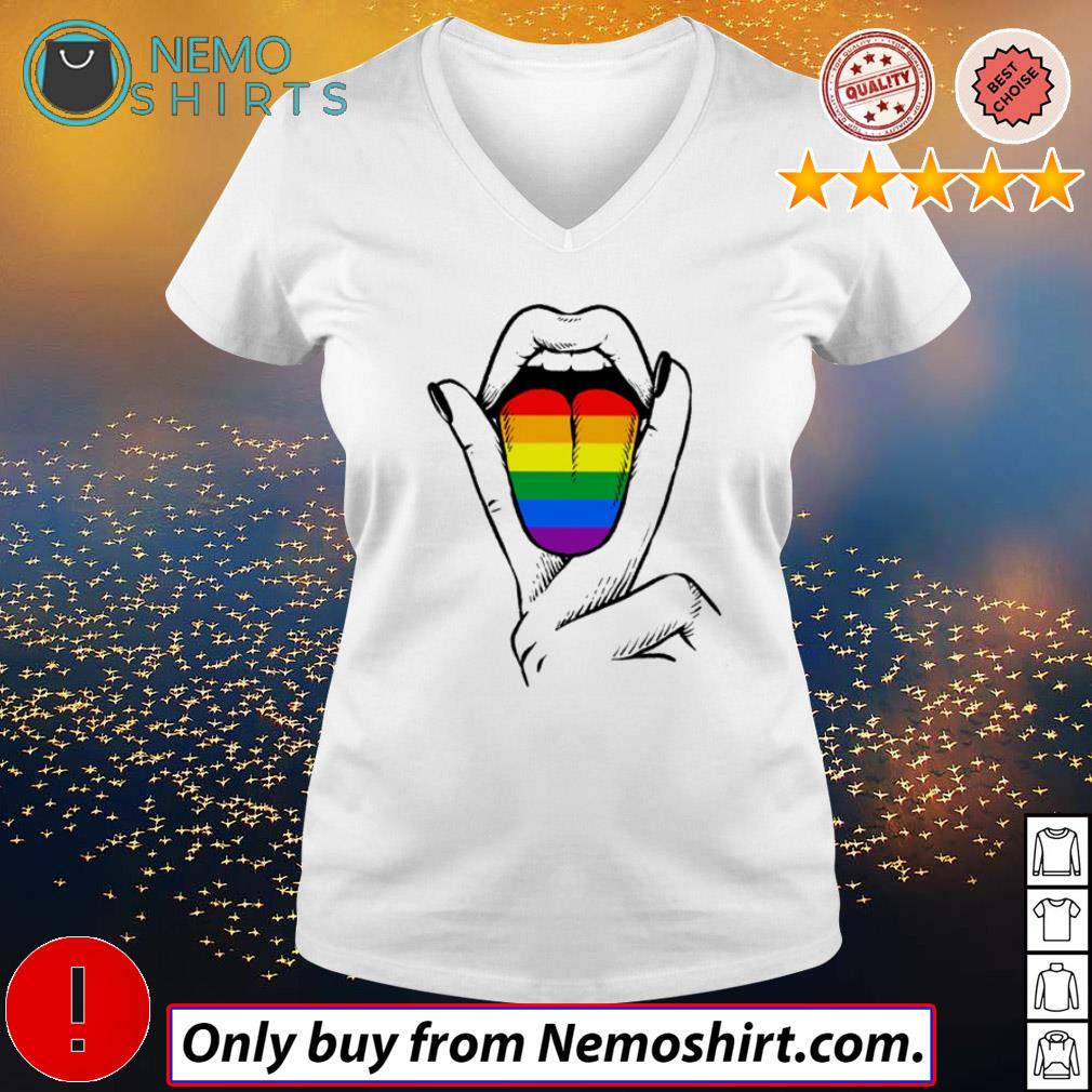 LGBT Pride Lesbian Tongue - Adult & Kids T-Shirts, Sweatshirts & Hoodies apparel design preview 5