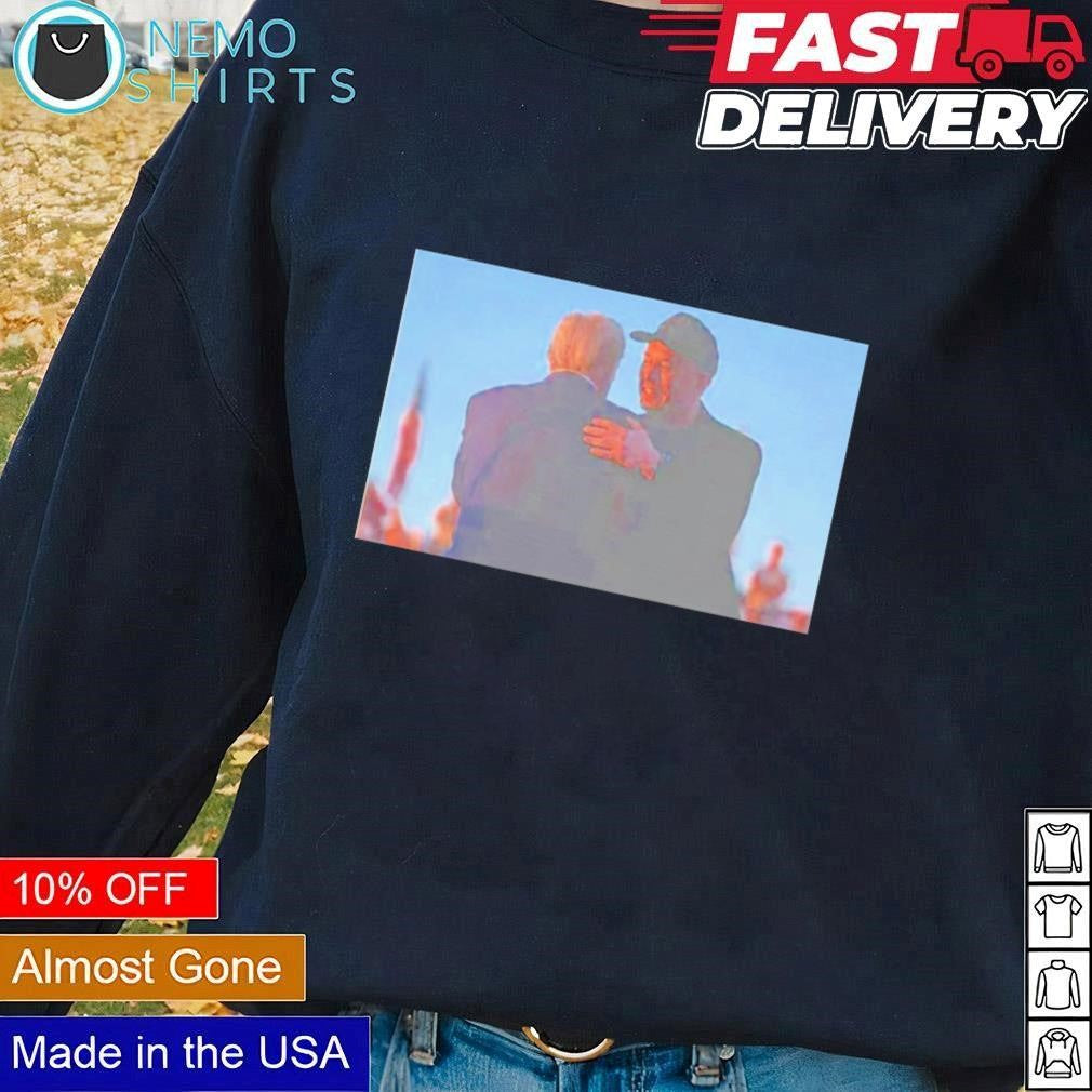 Elon Musk supports Trump at PA Rally - Adult & Kids T-Shirts, Sweatshirts & Hoodies apparel design preview 1