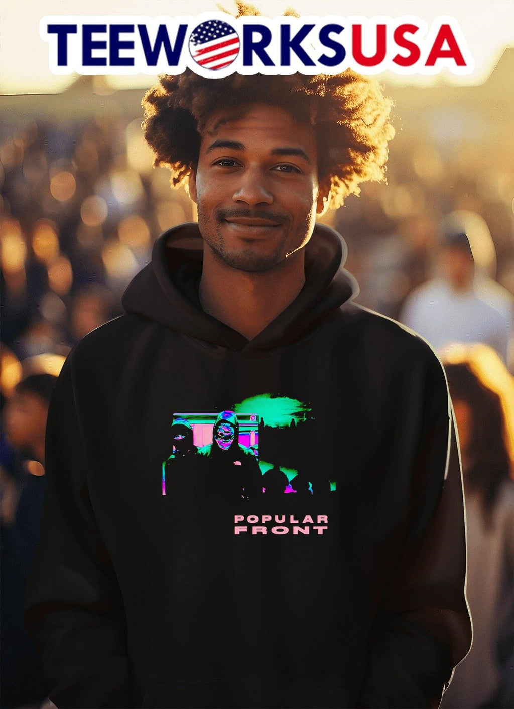 CCTV popular front - Adult & Kids T-Shirts, Sweatshirts & Hoodies apparel design preview 2