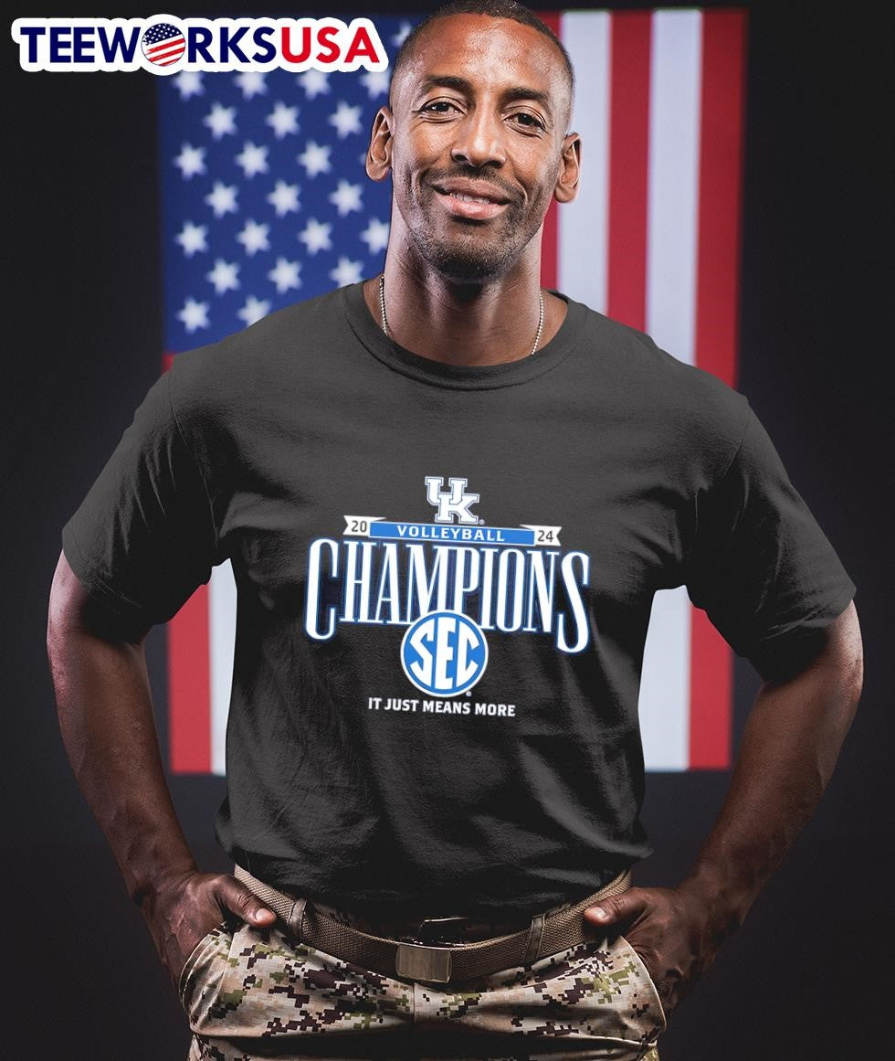 Kentucky Wildcats 2024 SEC Volleyball Regular Season - Adult & Kids T-Shirts, Sweatshirts & Hoodies apparel design preview 1