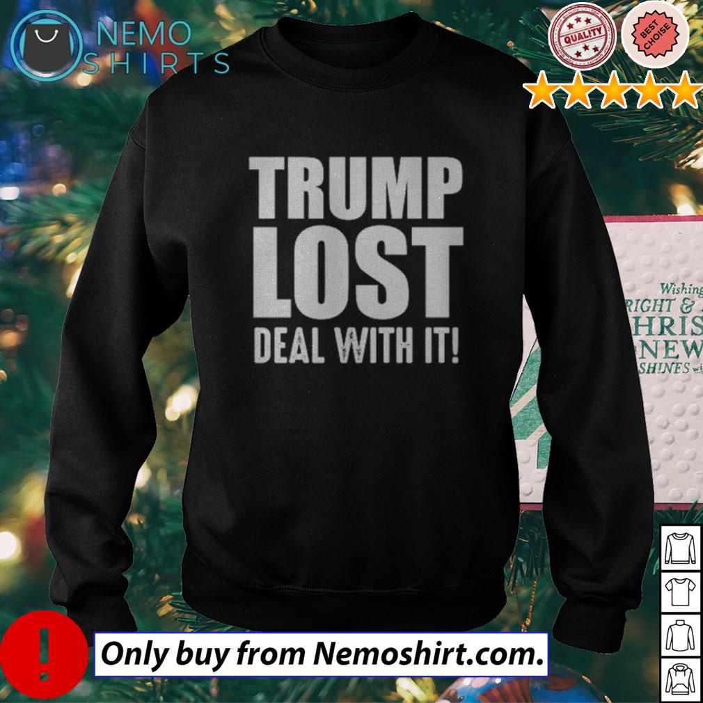 Trump lost deal with it - Adult & Kids T-Shirts, Sweatshirts & Hoodies apparel design preview 3