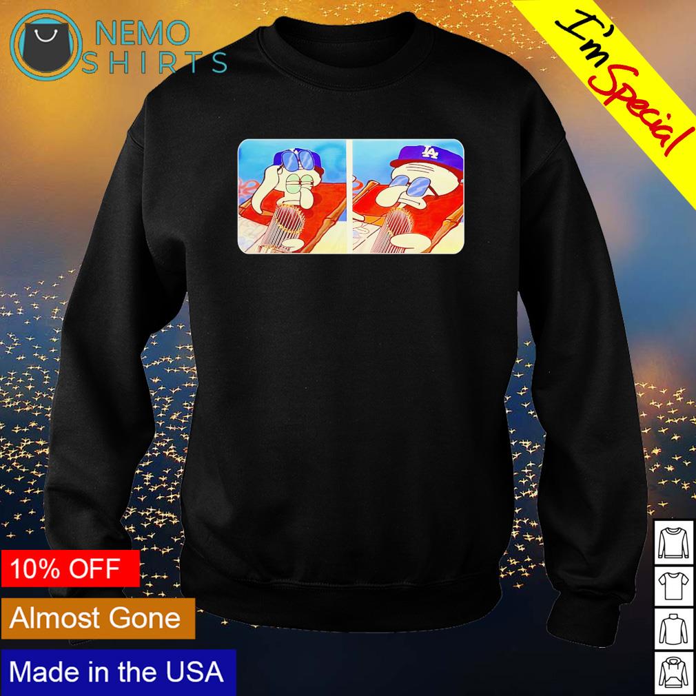 Los Angeles Dodgers squidward - Adult & Kids T-Shirts, Sweatshirts & Hoodies product image 4