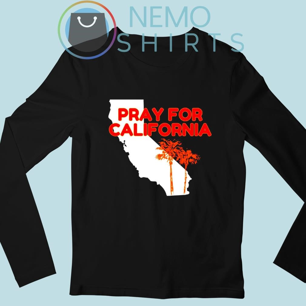 Pray for California wildfire relief - Adult & Kids T-Shirts, Sweatshirts & Hoodies apparel design preview 3