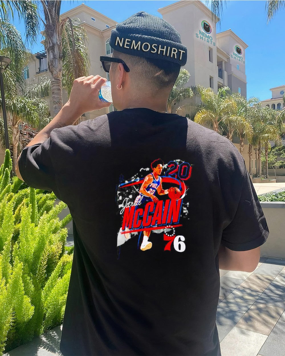 Jared McCain Philadelphia 76ers start of season no 20 - Adult & Kids T-Shirts, Sweatshirts & Hoodies apparel design preview 4