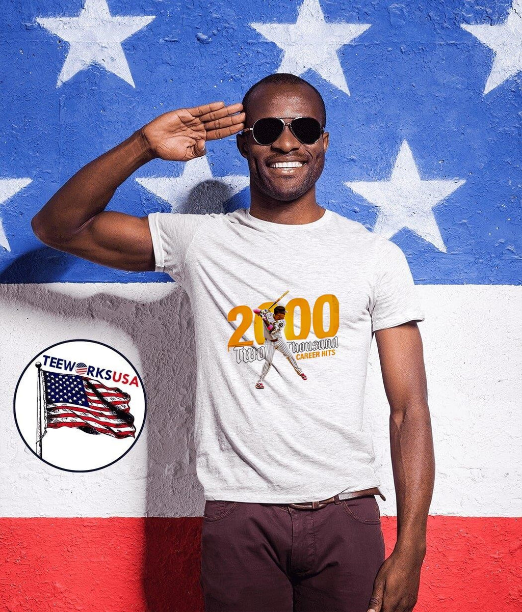 San Diego Padres x Machado Two Thousand Career Hits - Adult & Kids T-Shirts, Sweatshirts & Hoodies apparel design preview 1