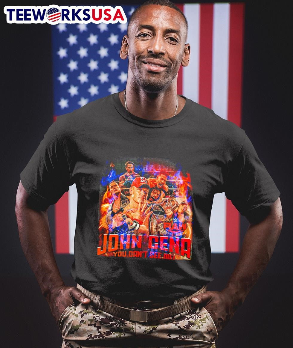 John Cena you can't see me graphic - Adult & Kids T-Shirts, Sweatshirts & Hoodies apparel design preview 1