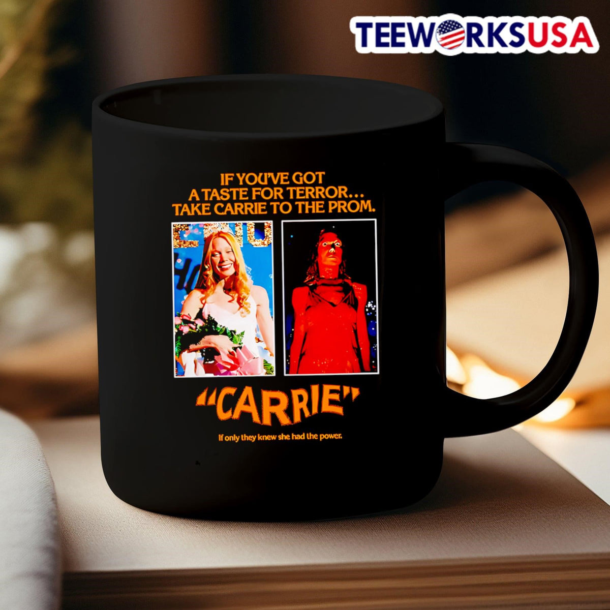 Jw Anderson Black Carrie Poster 1976 - Adult & Kids T-Shirts, Sweatshirts & Hoodies apparel design preview 3