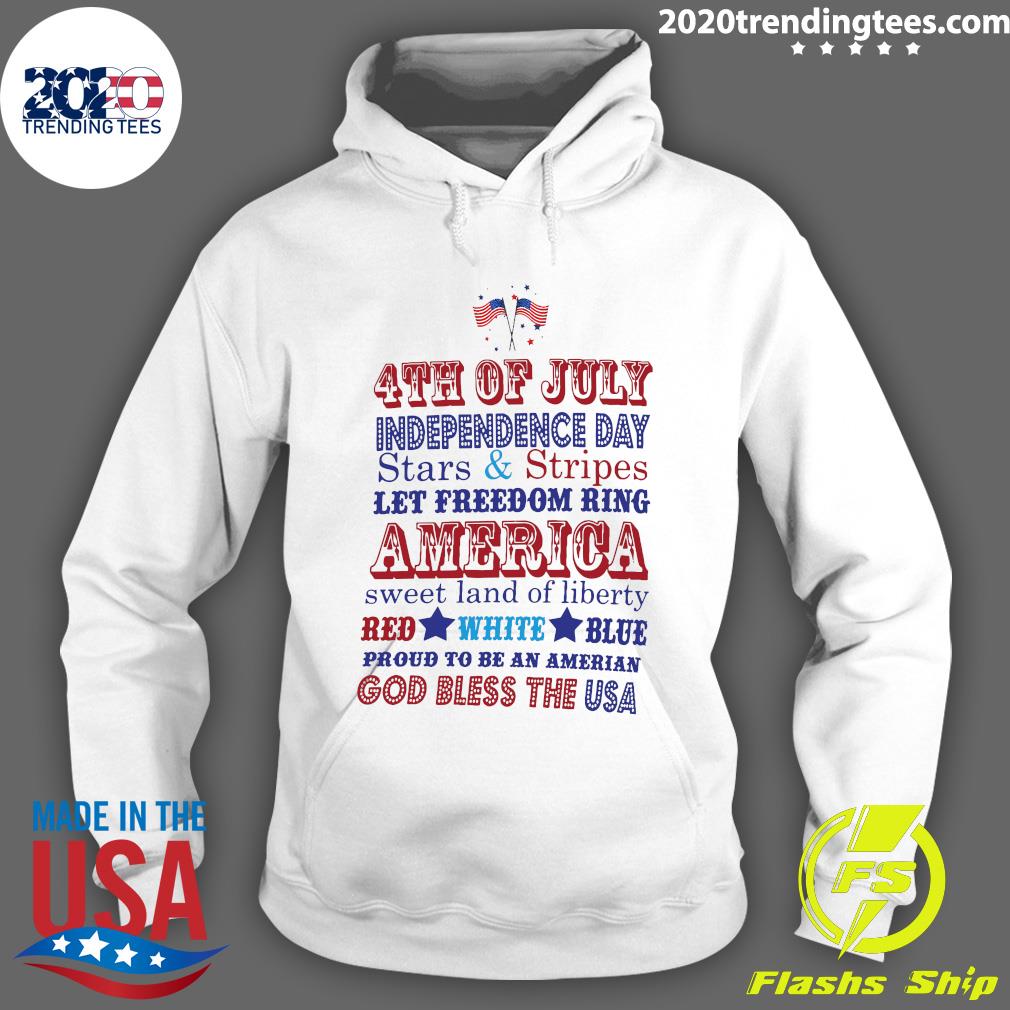 4th Of July Independence Day Stars And Stripes Let - Adult & Kids T-Shirts, Sweatshirts & Hoodies apparel design preview 2
