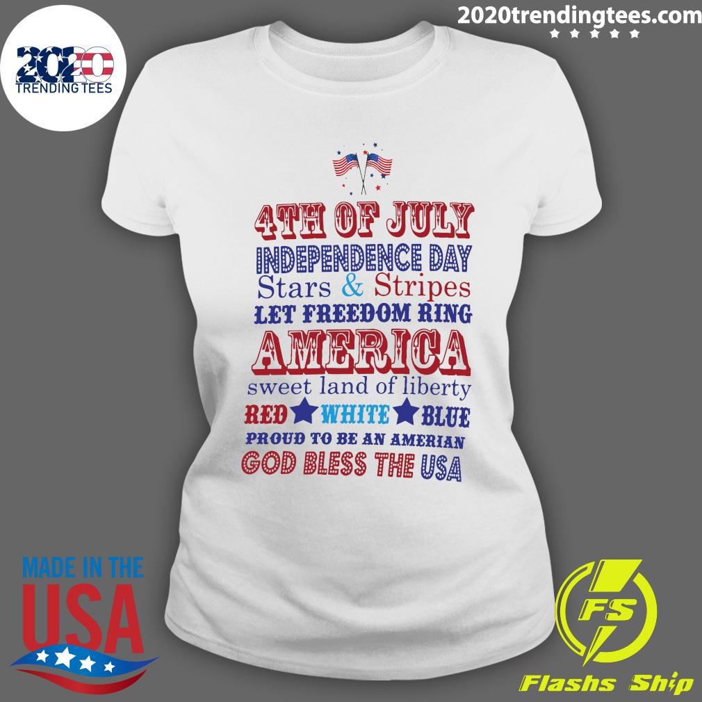 4th Of July Independence Day Stars And Stripes Let - Adult & Kids T-Shirts, Sweatshirts & Hoodies apparel design preview 3