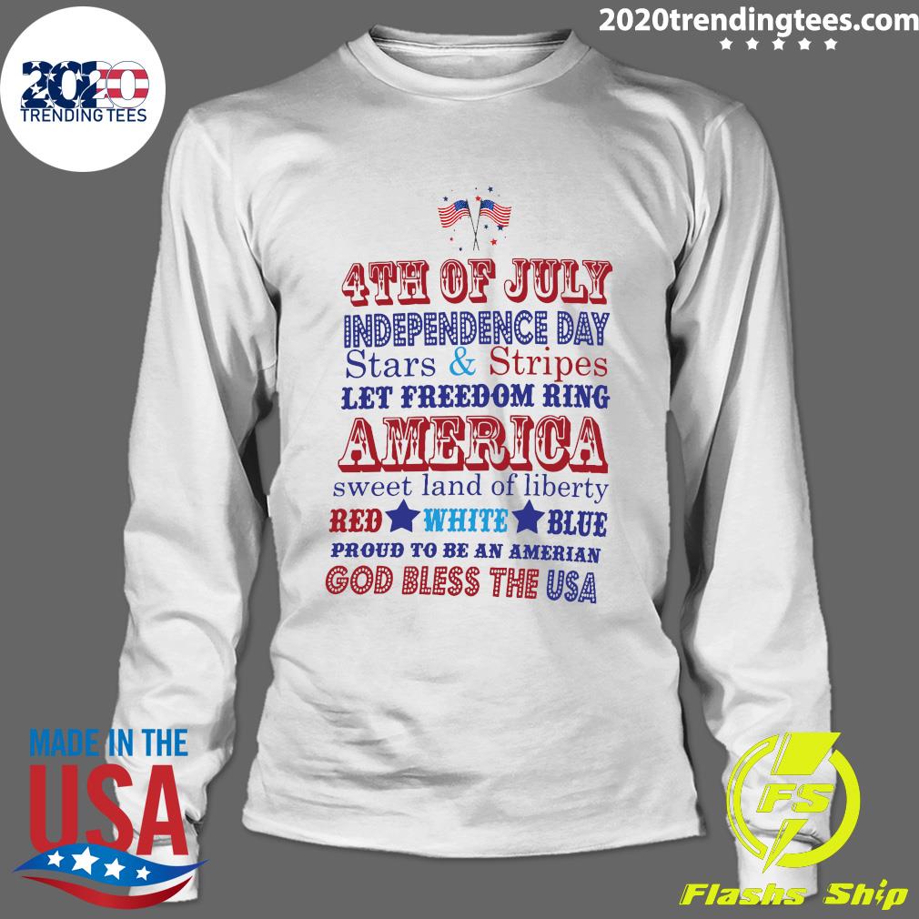 4th Of July Independence Day Stars And Stripes Let - Adult & Kids T-Shirts, Sweatshirts & Hoodies apparel design preview 4