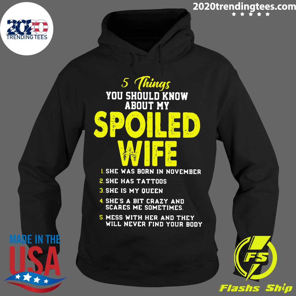 5 Things You Should Know About My - Adult & Kids T-Shirts, Sweatshirts & Hoodies apparel design preview 2