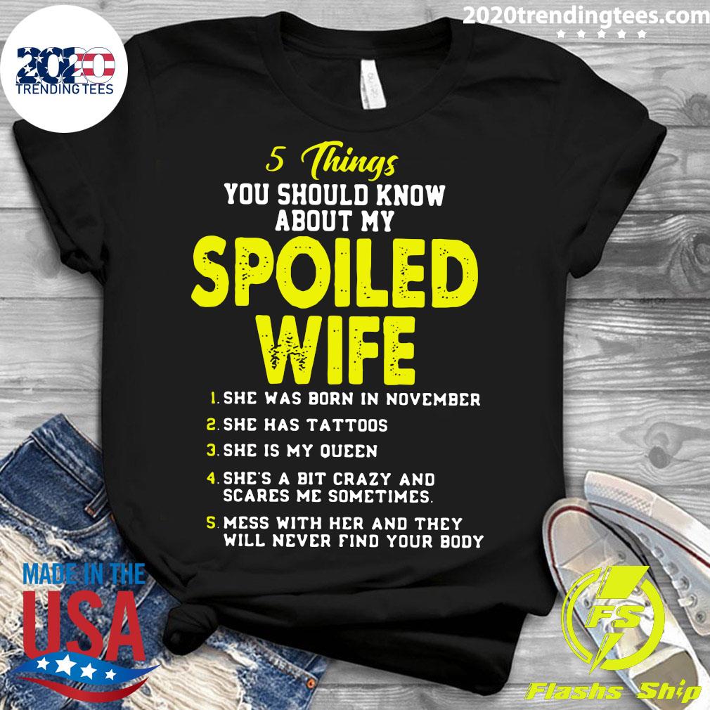 5 Things You Should Know About My - Adult & Kids T-Shirts, Sweatshirts & Hoodies apparel design preview 3