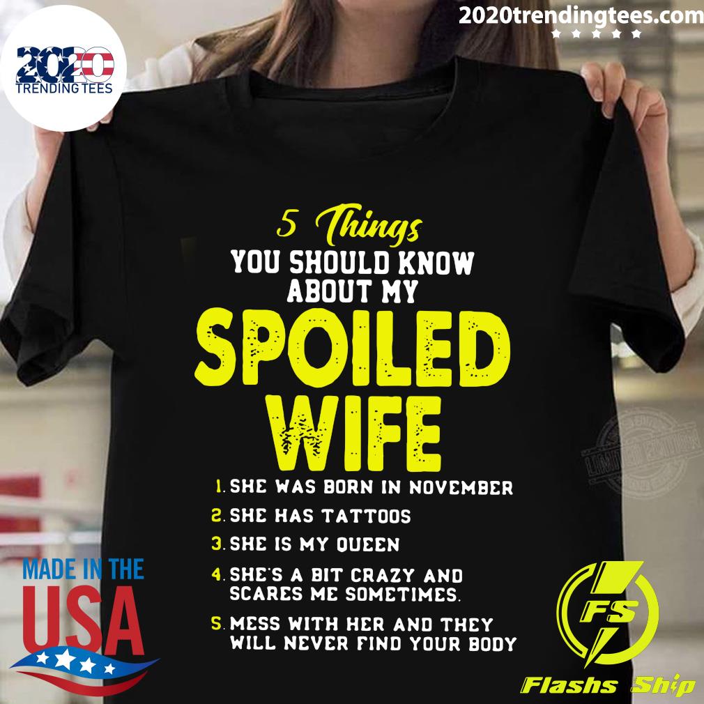 5 Things You Should Know About My - Adult & Kids T-Shirts, Sweatshirts & Hoodies apparel design preview 1