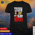 Train eat sleep repeat - Adult & Kids T-Shirts, Sweatshirts & Hoodies apparel design preview 1