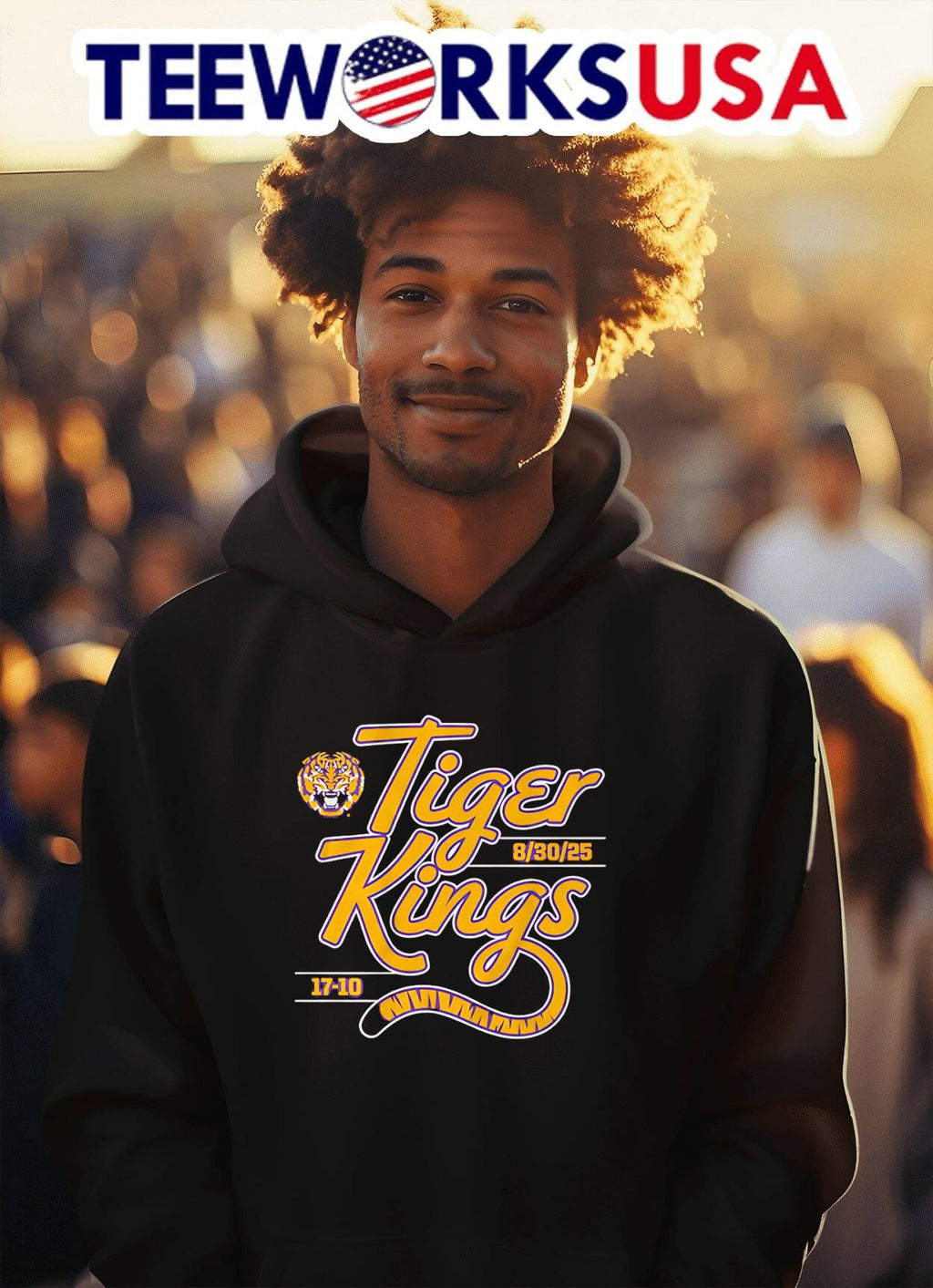Tiger Kings LSU Tigers - Adult & Kids T-Shirts, Sweatshirts & Hoodies apparel design preview 2